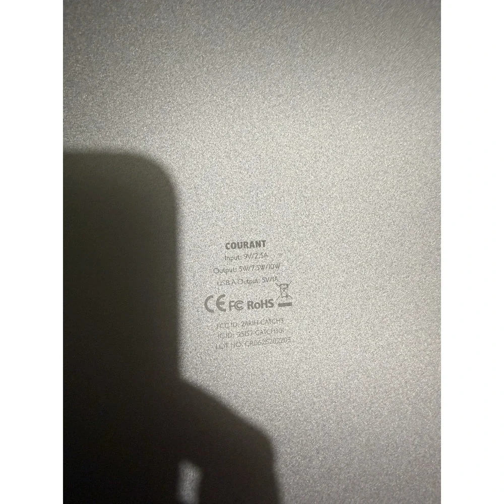 *NEW IN BOX* Courant Essentials Catch: 3 Wireless Charging Accessory Tray